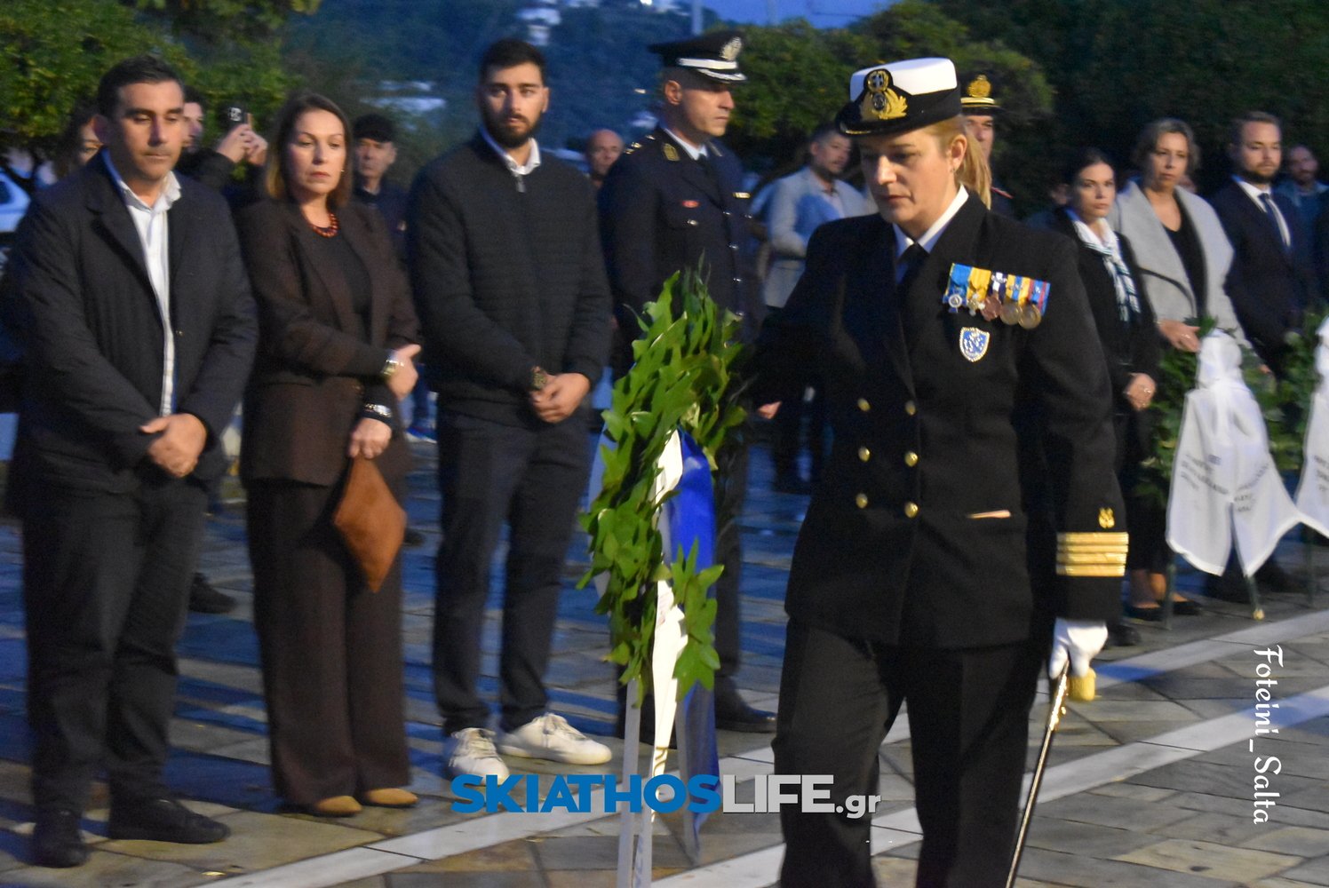 ΣΚΙΑΘΟΣ: Σε πανηγυρικό κλίμα ο εορτασμός της Εθνικής Επετείου του «ΟΧΙ» παρά την κακοκαιρία (video&photo)