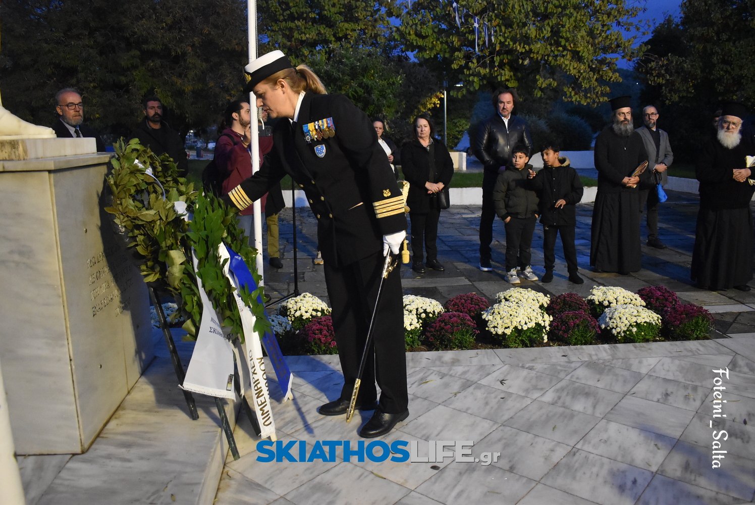 ΣΚΙΑΘΟΣ: Σε πανηγυρικό κλίμα ο εορτασμός της Εθνικής Επετείου του «ΟΧΙ» παρά την κακοκαιρία (video&photo)