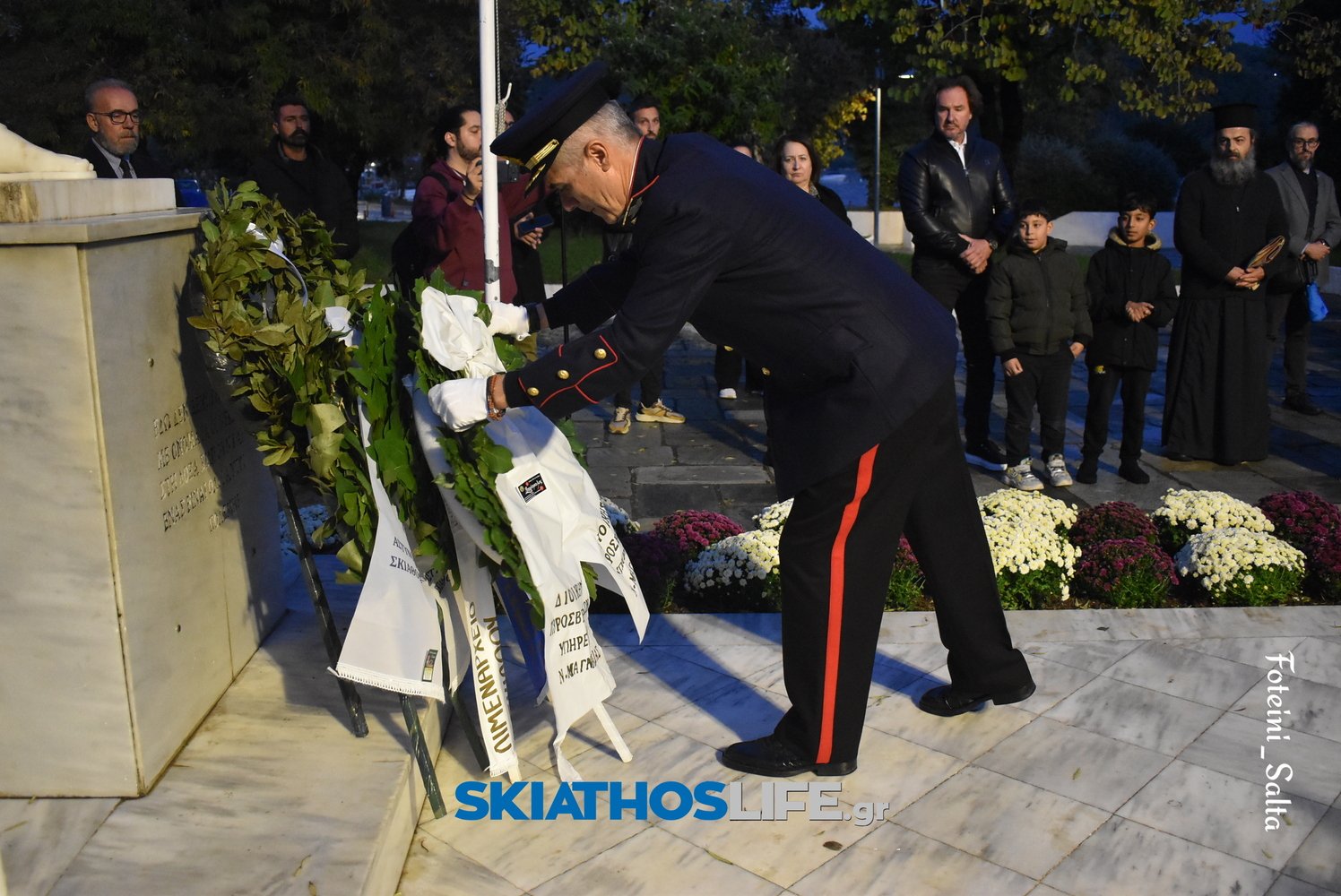 ΣΚΙΑΘΟΣ: Σε πανηγυρικό κλίμα ο εορτασμός της Εθνικής Επετείου του «ΟΧΙ» παρά την κακοκαιρία (video&photo)