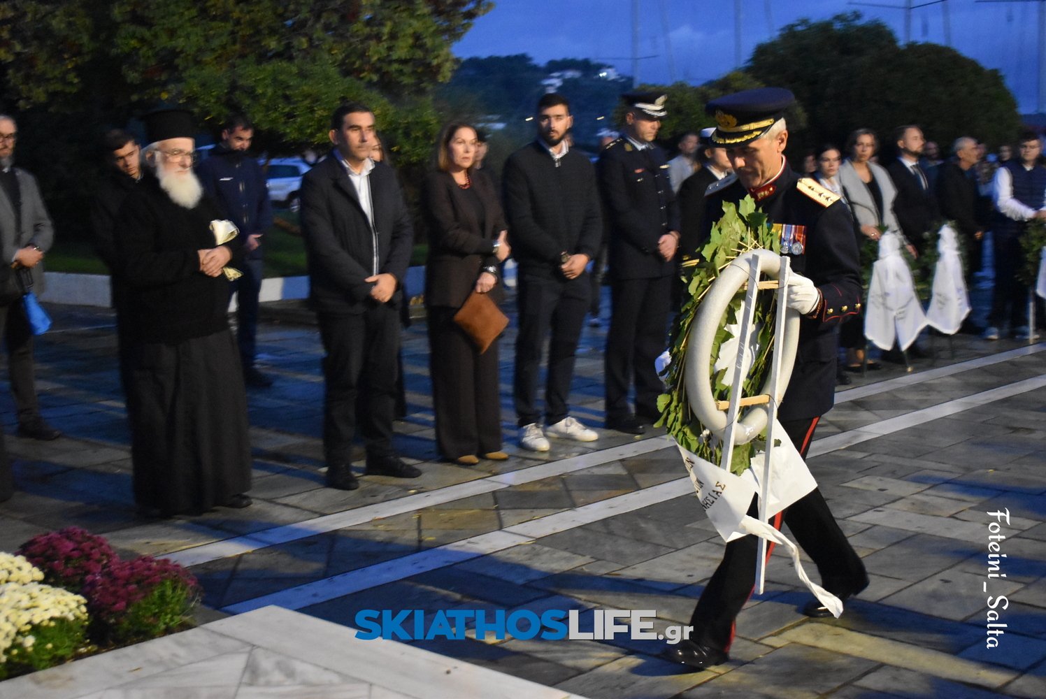 ΣΚΙΑΘΟΣ: Σε πανηγυρικό κλίμα ο εορτασμός της Εθνικής Επετείου του «ΟΧΙ» παρά την κακοκαιρία (video&photo)
