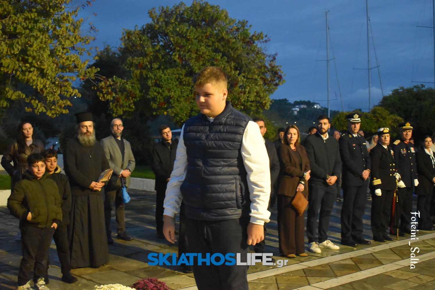 ΣΚΙΑΘΟΣ: Σε πανηγυρικό κλίμα ο εορτασμός της Εθνικής Επετείου του «ΟΧΙ» παρά την κακοκαιρία (video&photo)