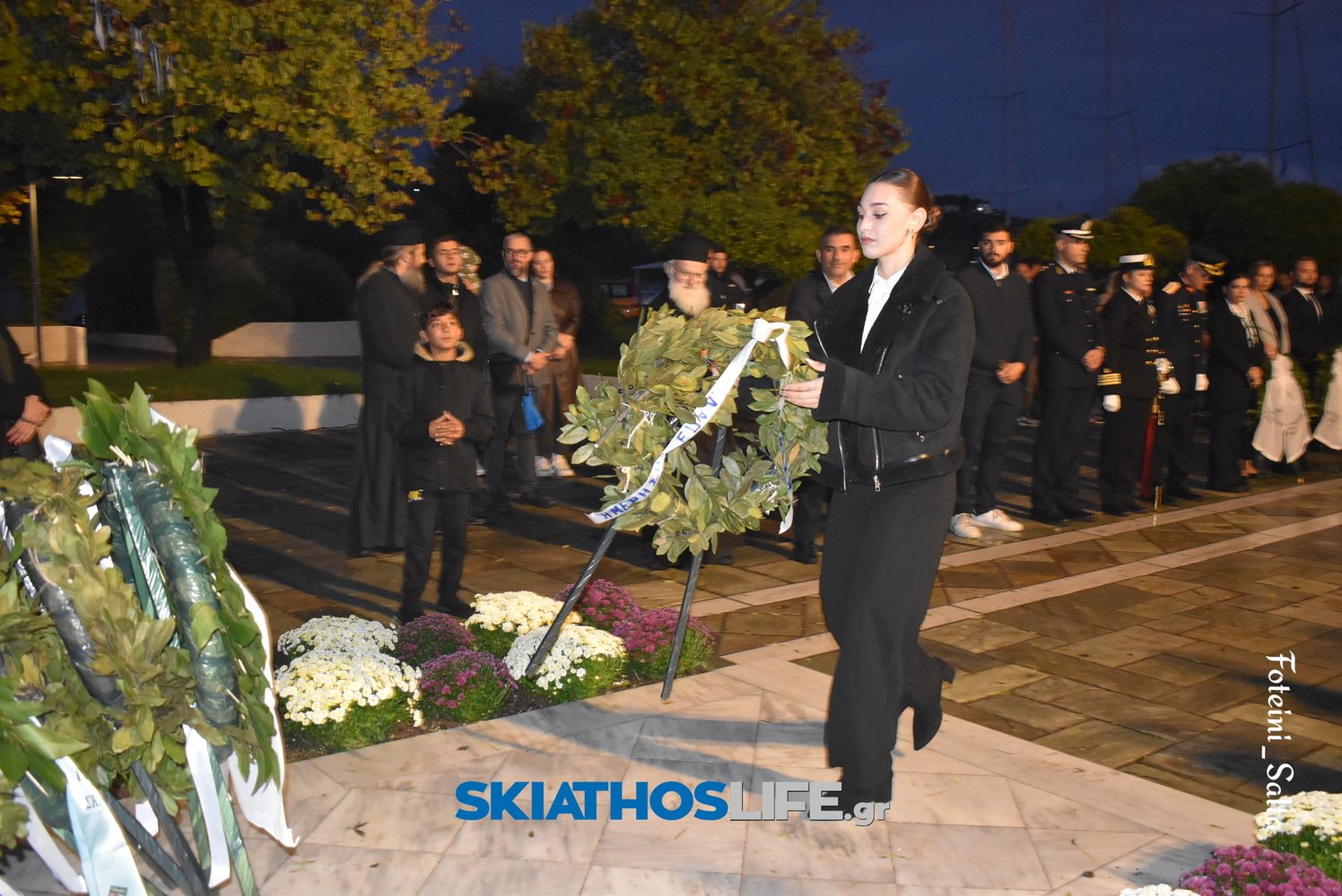 ΣΚΙΑΘΟΣ: Σε πανηγυρικό κλίμα ο εορτασμός της Εθνικής Επετείου του «ΟΧΙ» παρά την κακοκαιρία (video&photo)