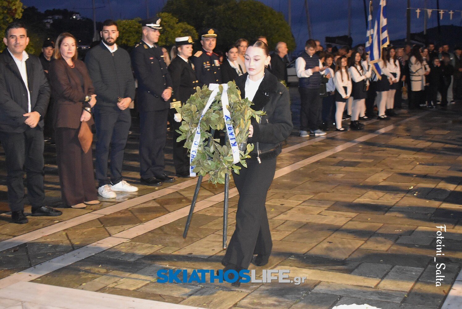 ΣΚΙΑΘΟΣ: Σε πανηγυρικό κλίμα ο εορτασμός της Εθνικής Επετείου του «ΟΧΙ» παρά την κακοκαιρία (video&photo)