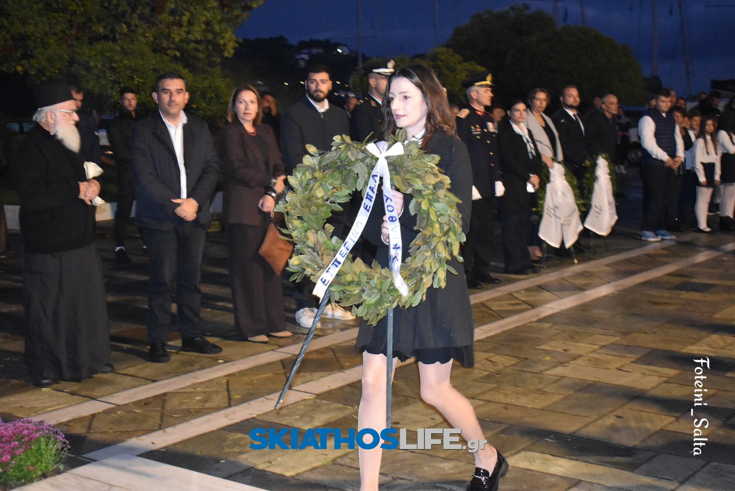 ΣΚΙΑΘΟΣ: Σε πανηγυρικό κλίμα ο εορτασμός της Εθνικής Επετείου του «ΟΧΙ» παρά την κακοκαιρία (video&photo)