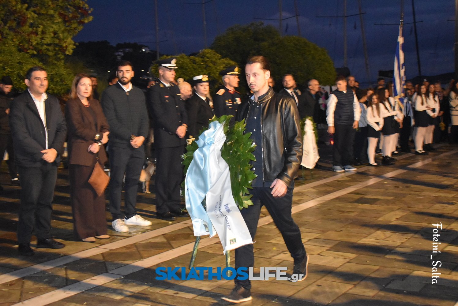 ΣΚΙΑΘΟΣ: Σε πανηγυρικό κλίμα ο εορτασμός της Εθνικής Επετείου του «ΟΧΙ» παρά την κακοκαιρία (video&photo)