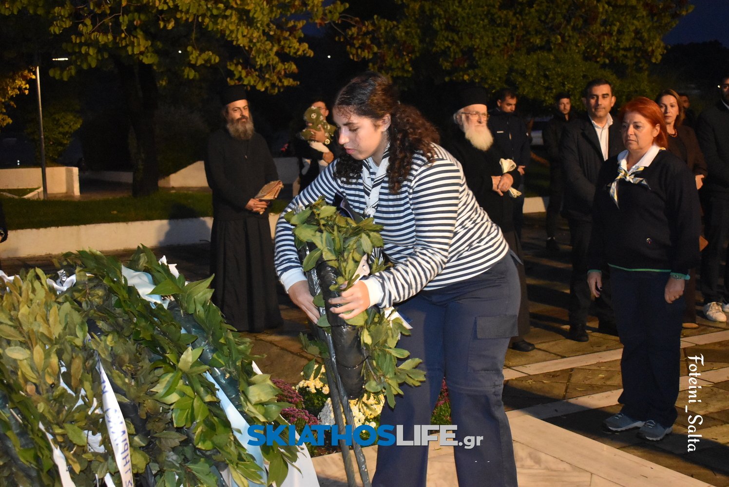 ΣΚΙΑΘΟΣ: Σε πανηγυρικό κλίμα ο εορτασμός της Εθνικής Επετείου του «ΟΧΙ» παρά την κακοκαιρία (video&photo)