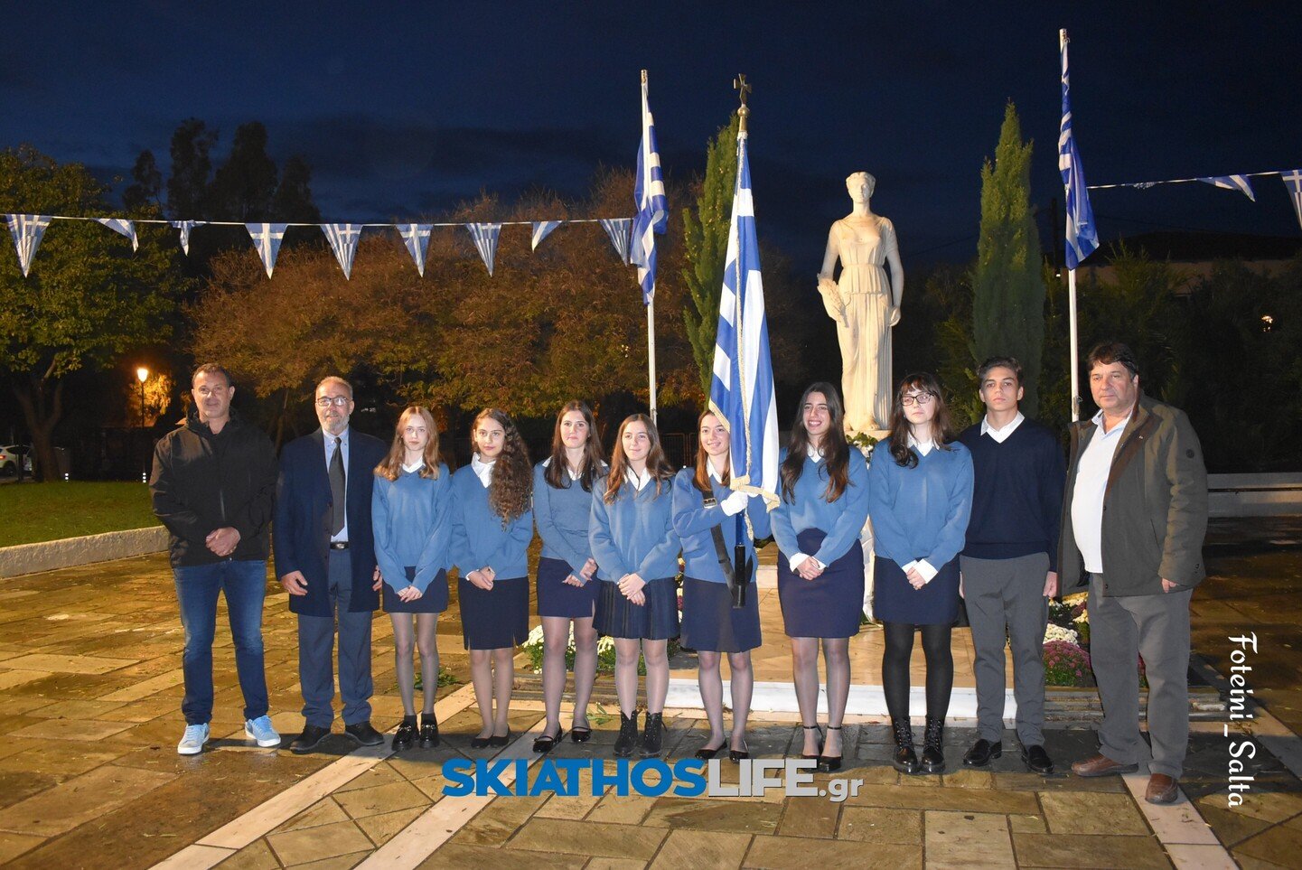ΣΚΙΑΘΟΣ: Σε πανηγυρικό κλίμα ο εορτασμός της Εθνικής Επετείου του «ΟΧΙ» παρά την κακοκαιρία (video&photo)