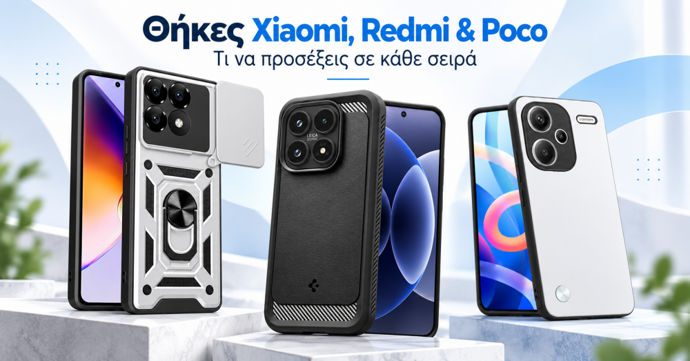 Θήκες Xiaomi, Redmi & Poco: Τι να προσέξεις σε κάθε σειρά